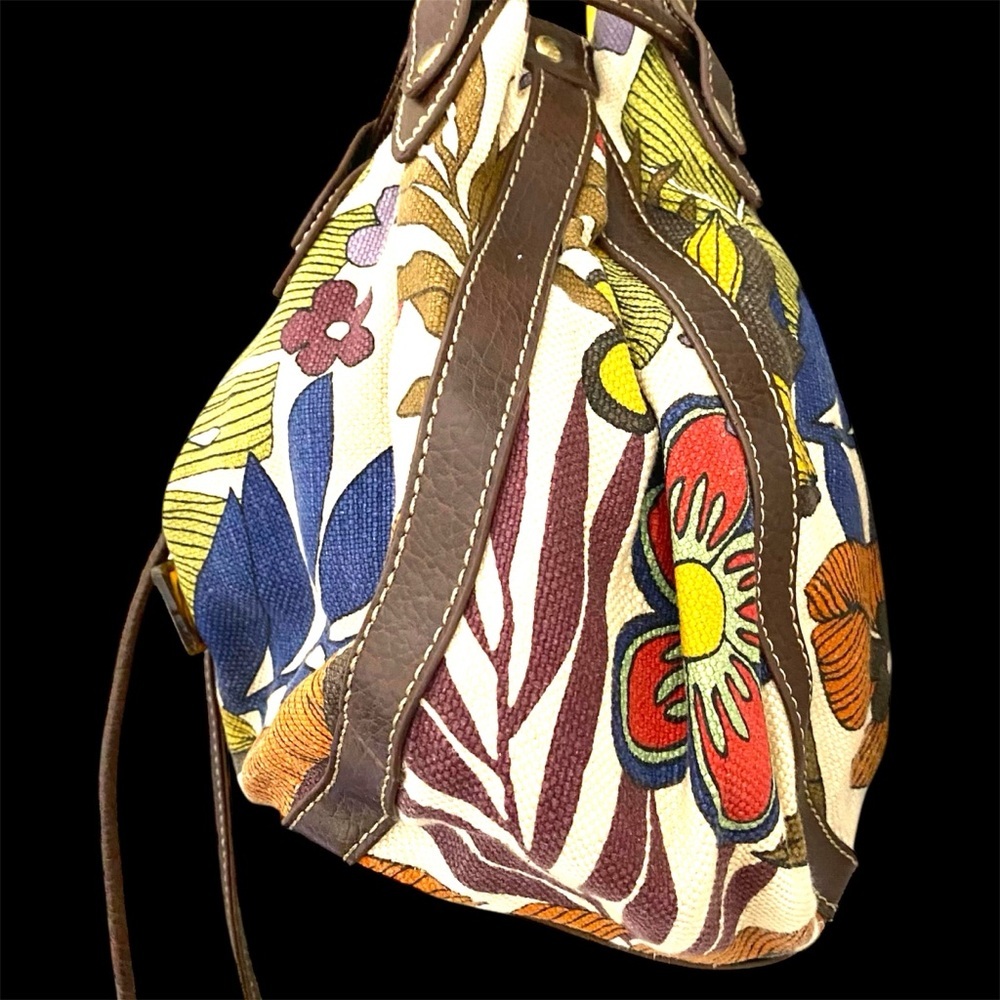Relic By Fossil Drawstring Bucket Bag With Tortoi… - image 4